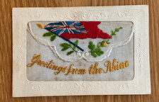 WW1 SILK EMBROIDERED POSTCARD