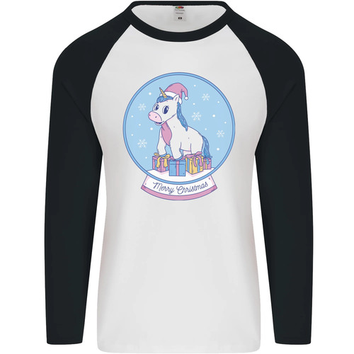 Christmas unicorn snow globe - unicorn,