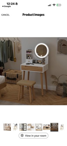 Small dressing table with - dressing,