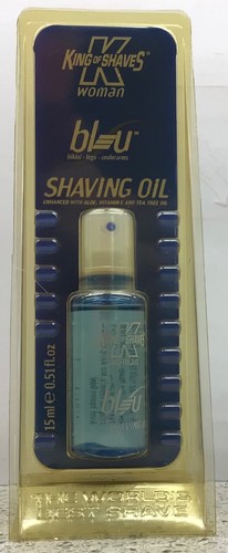King shaves woman bleu - king,