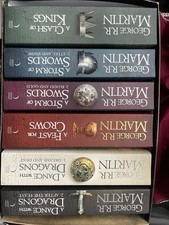 Game of Thrones Series of Books 1-6 with Map