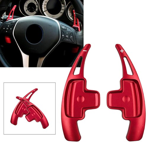 Red steering wheel paddle - red,