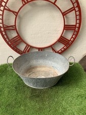 Vintage Tin Bath/Flower