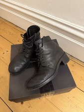 Marsèll Black Leather Lace-Up