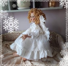 SEYMOUR MANN PORCELAIN ANGEL DOLL 🌷 HEAVY  🪻 OPEN MOUTH 🪻 LIMITED EDITION
