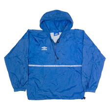 UMBRO Mens Anorak Jacket Blue