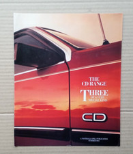 Vauxhall Cavalier & Carlton CD, Opel Senator CD UK brochure. 1984. 16 pages.
