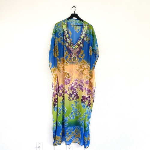 Vintage sheer multi - -color, y2k