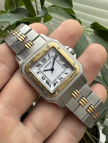 Cartier santos carree rare - cartier,
