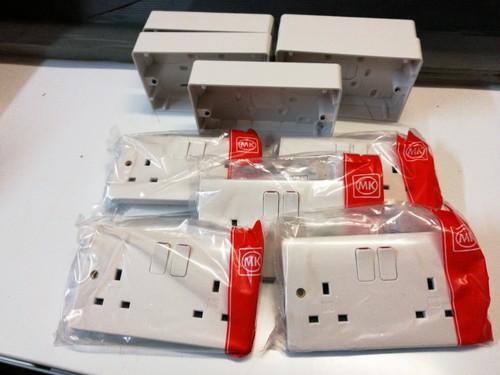 K2747 white twin socket - 5, x