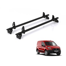 Ford Transit Connect Roof Rack for 2013-2024 - 2x Roof Bars Rhino Kammbar Black