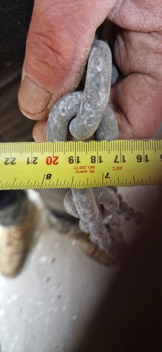 Galvanised steel short link - steel,