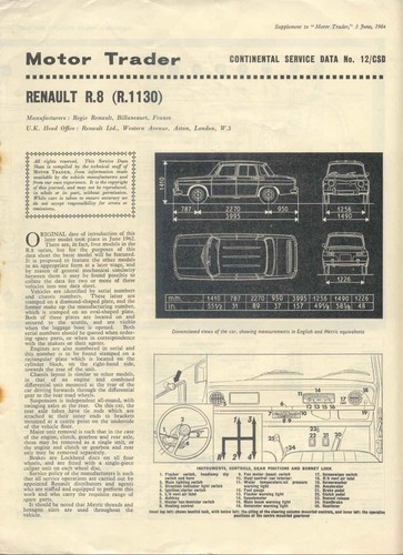 Renault r1130 motor trader - r8,