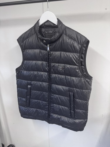 Prada milano hooded down gilet - milano,
