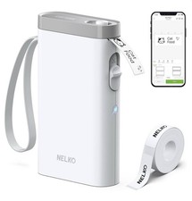 Nelko Label Maker Machine with Tape, P21 Portable Bluetooth Label Printer, Wi...