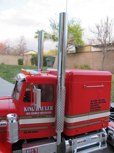Pair aluminum exhaust stack - pair,