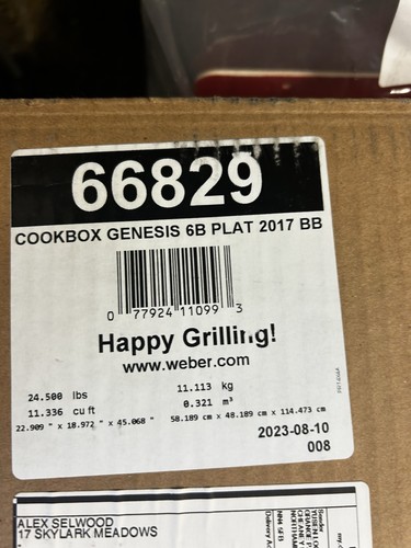 Cookbox for weber - genesis, ii