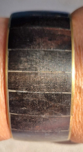 Vintage wide dark wood - dark,