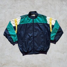 Vintage 90s Adidas Track Jacket Windbreaker Shell Suit Festival Men’s Medium
