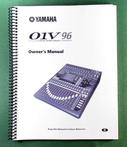Yamaha 01v96 instruction - 01v96,