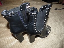 LOVELY BLACK STUDDED GOTH/PUNK