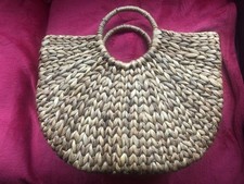 Women Straw Tote Bag Rattan