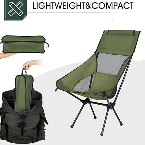 Folding high back - back, camping
