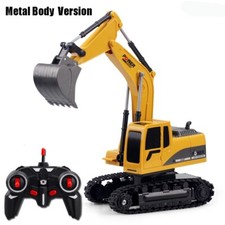 RC Digger 5CH METAL Body  Remote Control Excavator Truck Construction Vehicles