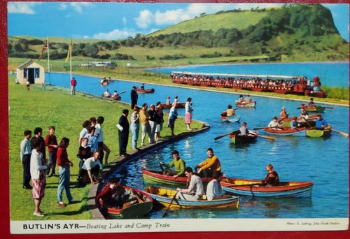 Butlins ayr postcard - postcard, ayrshire