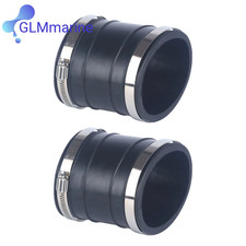 2 Sets 32-14358T Lower Exhaust Tube for  4.3L 7.4L MC1 Stern Drive Bellow Replac