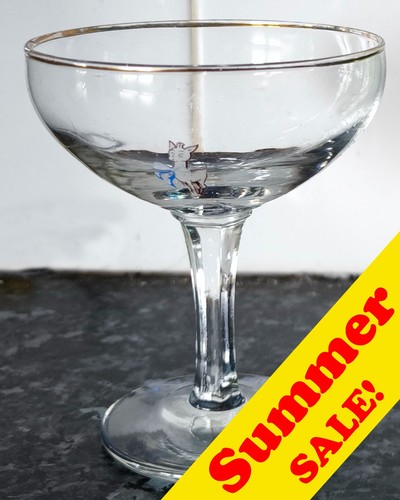 Babycham retro vintage glass - retro,