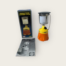 Vintage Primus Picnic 2289 Gas Lamp In Orange Made in Sweden in Original Box 