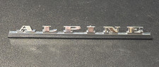 Sunbeam Alpine Script Badge