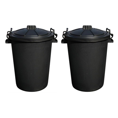 50l black dustbin - x, with