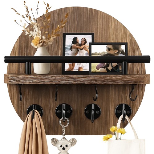 Key holder wall mounted - key, rustic