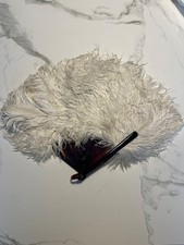Ostrich feather fan, 1950's
