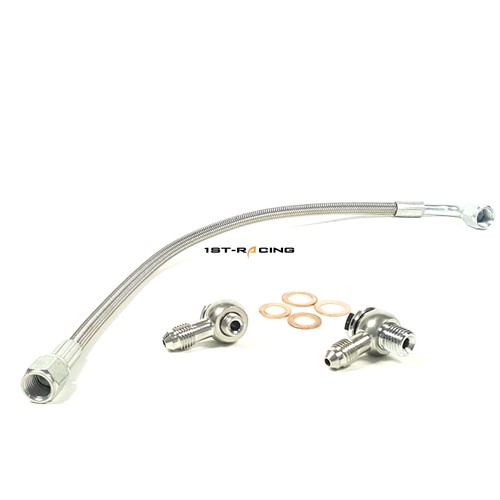 Turbo oil feed line for - turbo,