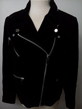 Mango Black Suede Leather