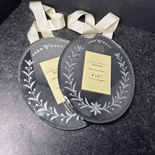 Laura Ashley Etched Bevelled