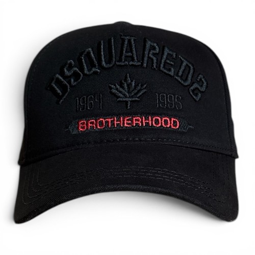 Dsquared2 black baseball cap - dsquared2,