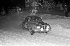 Per Eklund Bjorn Cederberg Saab 96 V4 Arctic Rally January 31 1974 Old Photo 2
