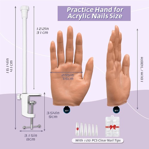 Practice hand for acrylic - hand,