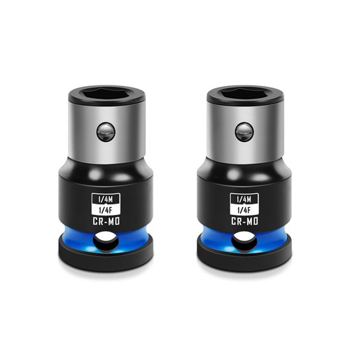 2pcs impact bit - holders, 1/4