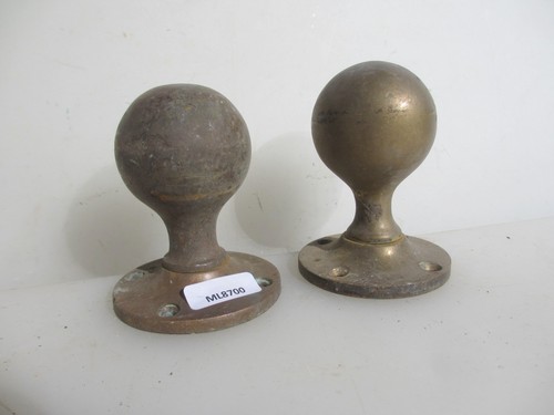 Antique brass door knobs - antique,