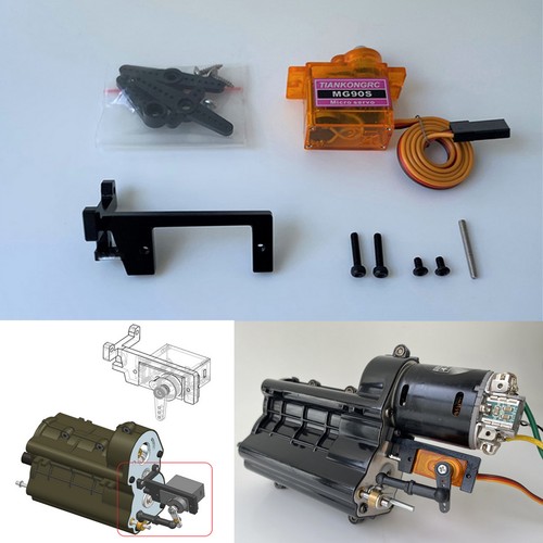 Metal gearbox servo steering - gearbox,