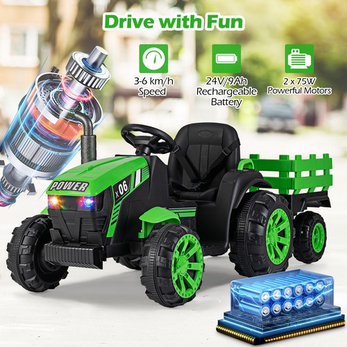 Ride tractor kids electric - on,