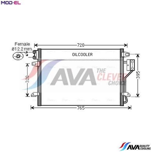 Condenser air conditioning - condenser,