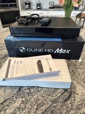 Dune HD Max Blu-ray Disc & Network Media Streaming Player TESTED WORKING W/ Box