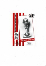 1991/92 Witton Albion v Marine Trophy Semi Final Football Programme