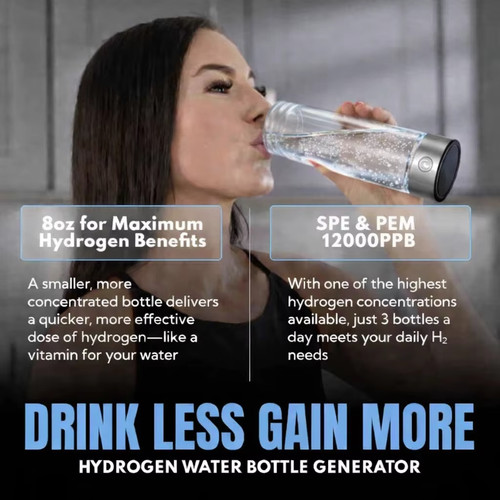 Hydrogen water bottle - water,